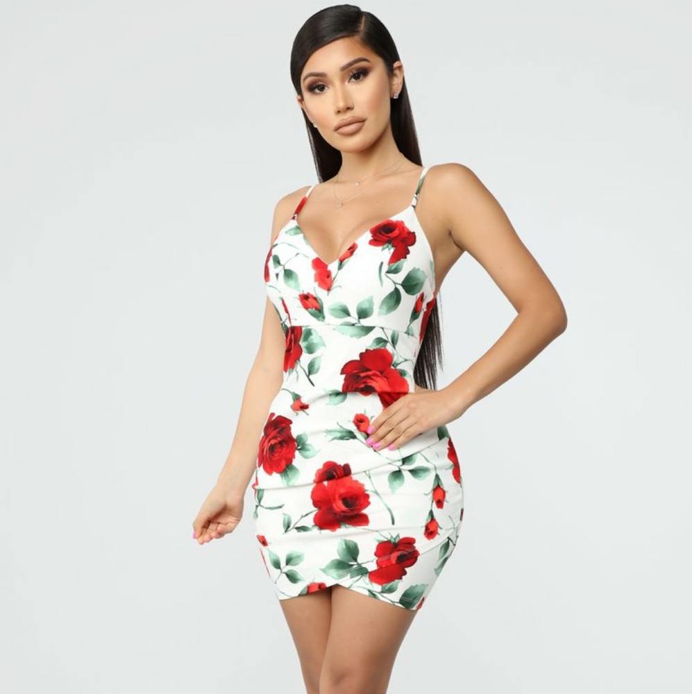 Fashion Nova Floral Madness - White NWT